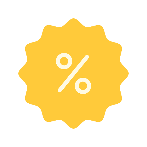 Discount bargain price label icon
