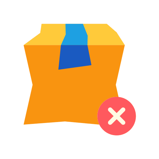 Damaged package shipping and delivery damaged package box icon Damaged package shipping and delivery damaged package box icon
