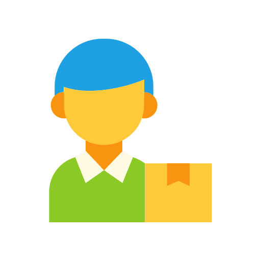 Delivery courier supplier cardboard box package icon Delivery courier supplier cardboard box package icon