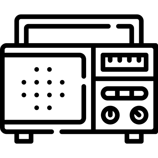 Radio news technology transistor icon Radio news technology transistor icon