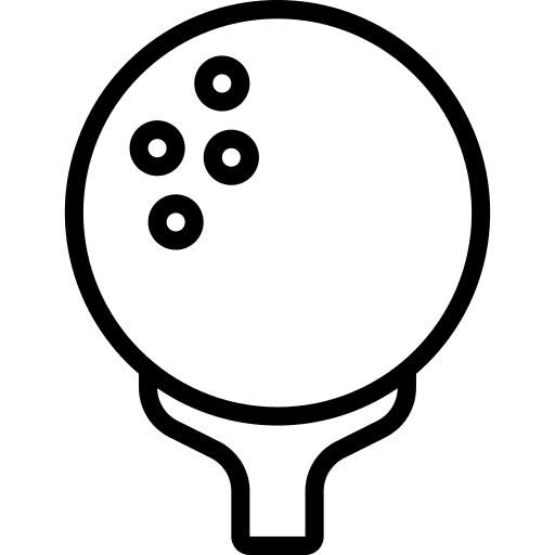 Golf ball play sport tee icon