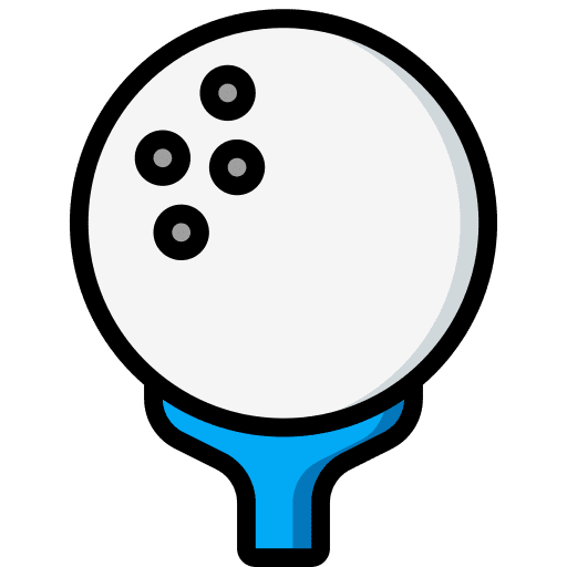 Golf ball game sports and competition sport icon