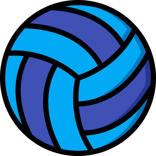 Volleyball beach sport game icon