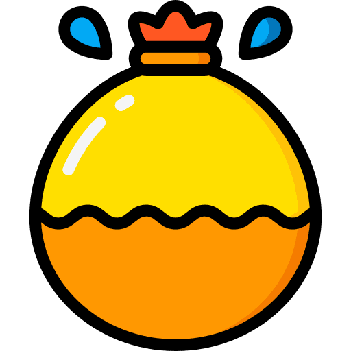 Balloon kid and baby fight balloon icon Balloon kid and baby fight balloon icon