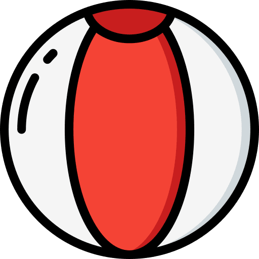 Beach ball game summer toy icon Beach ball game summer toy icon