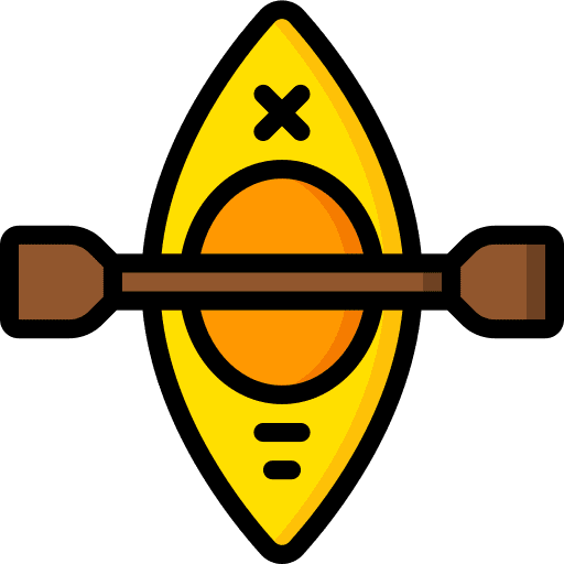 Canoe kayak transportation boat icon Canoe kayak transportation boat icon