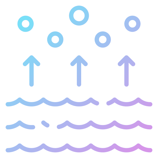Evaporation moisture evaporation precipitation icon