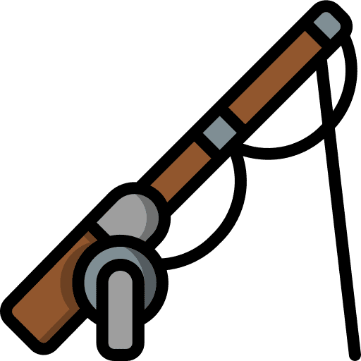 Fishing rod fish sport catch icon Fishing rod fish sport catch icon