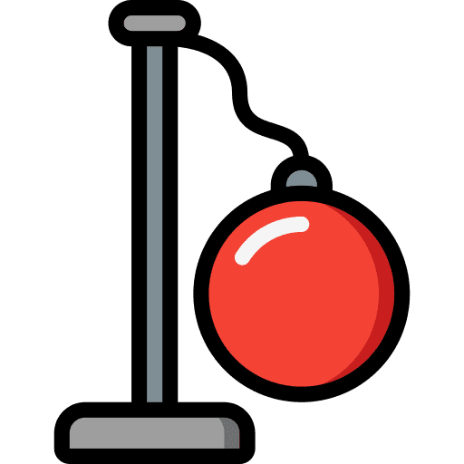 Tether ball pole rope icon Tether ball pole rope icon