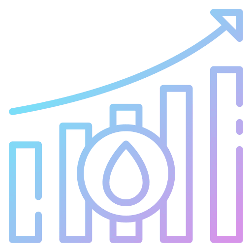 Analytics increase analytics quality icon