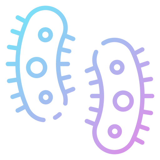 Microorganism cell education biology icon
