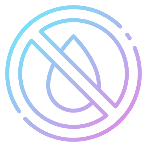 No water no liquid not allowed drop icon No water no liquid not allowed drop icon