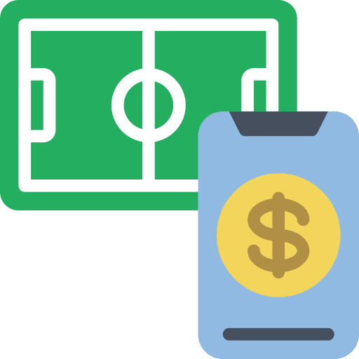 Football betting online gambling football icon