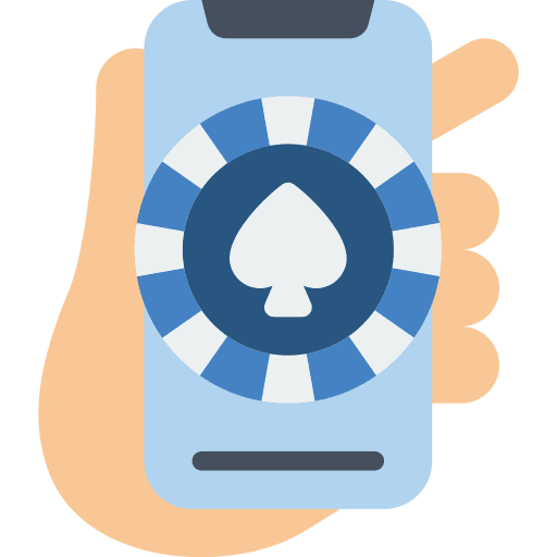 Poker electronics poker chips casino icon
