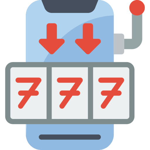 Slot machine casino slot machine gaming icon