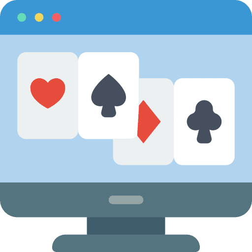 Poker cards card game gaming poker cards icon