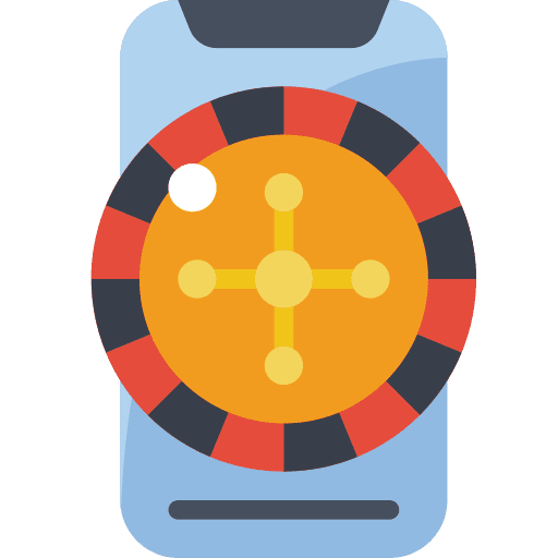 Roulette gambling fortune wheel roulette icon