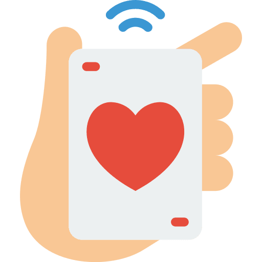 Card connection poker deck icon