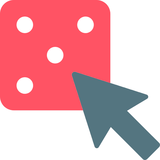 Dice dice game click icon
