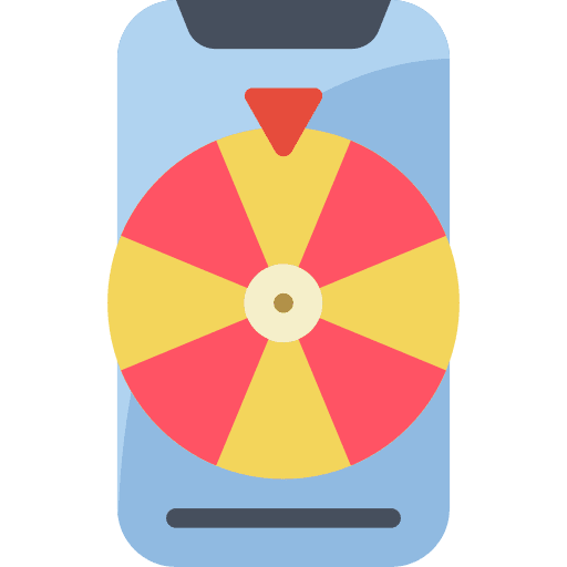 Fortune wheel roulette smartphone fortune wheel icon