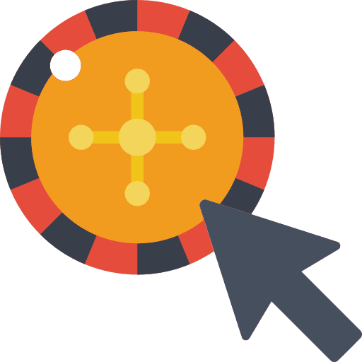 Roulette wheel roulette wheel bet entertainment icon