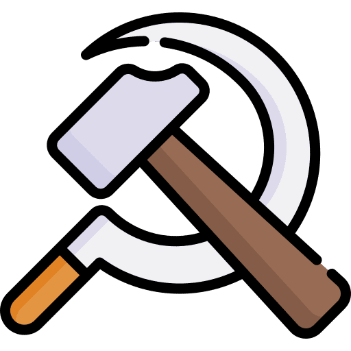 Sickle russian russia shapes and symbols icon