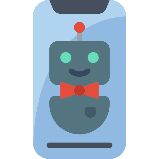 Smartphone entertainment poker bot icon