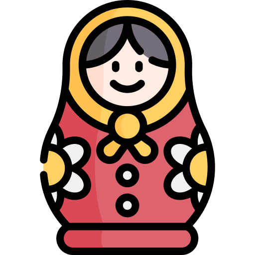 Matryoshka doll decoration art and design cultures icon
