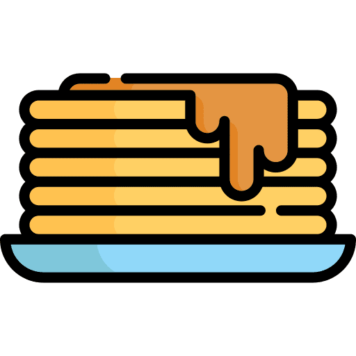 Pancake dessert pancake bakery icon
