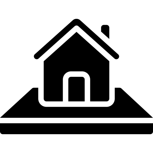 Plot placeholder house address icon