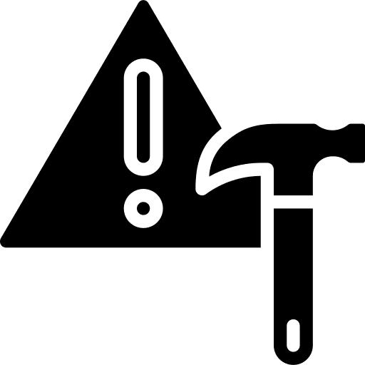 Hammer hammer attention tools icon