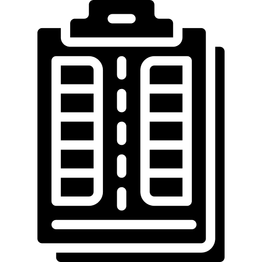 Clipboard clipboard land chart icon
