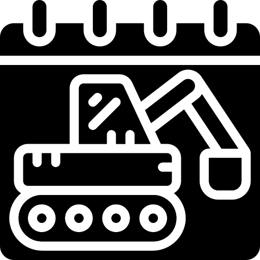 Calendar employee time and date date icon