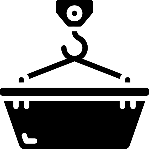Crane crane lifting construction icon