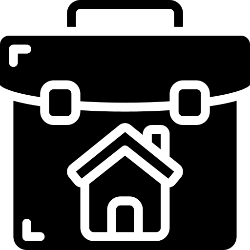 Jobs building drawing house icon