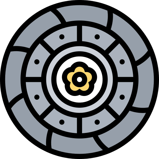 Brake disc tools and utensils wheels work tools icon Brake disc tools and utensils wheels work tools icon