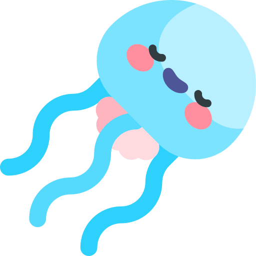 Jellyfish aquarium animals jellyfish icon