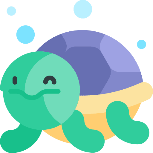 Sea turtle aquarium sea turtle zoo icon