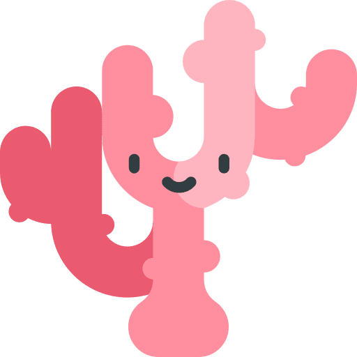 Coral coral reef sea life nature icon