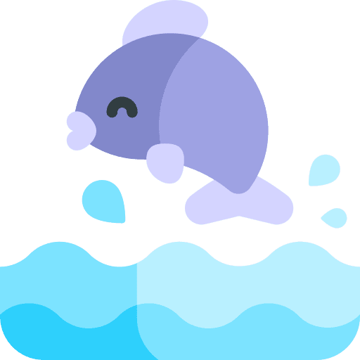 Fish animals river sea life icon