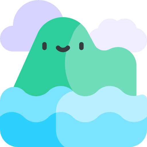 Island island scenery beach icon