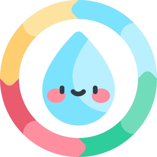 Sustainable sustainable water ecology and environment icon