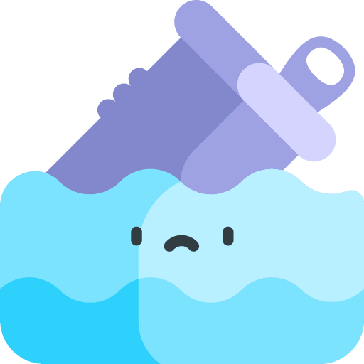 Trash sea ocean trash icon