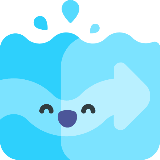Wave wave flow nature icon
