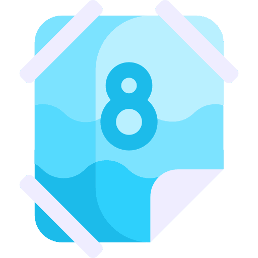 Poster world oceans day ecology and environment 8 icon