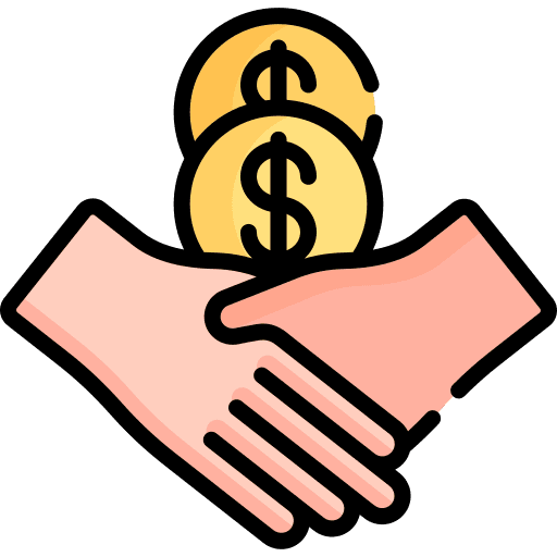 Bribe corruption bribe crime icon