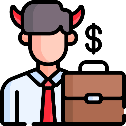 Corruption people user corruption icon