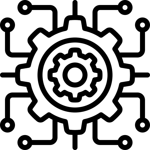 Automation construction and tools settings cog icon