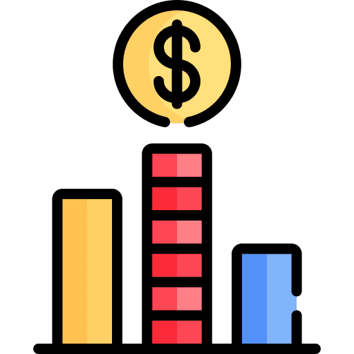 Bar chart graph growth bar chart icon