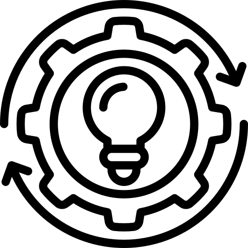 Smart light electronics lighting lamp icon